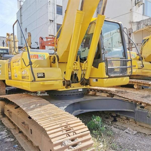 Melhor 20T de segunda mão KOMATSU Crawler Excavator PC220 PC210 PC200 com motor Cummins