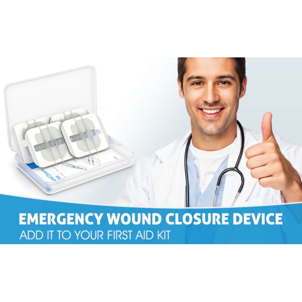 PWT1002 Flexible Fabric Bandages Wound Closure Device 4PCS