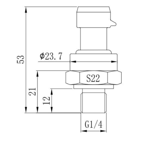 Pressure Sensor Transducer 0-16bar 4-20ma Packard Connection For Boat