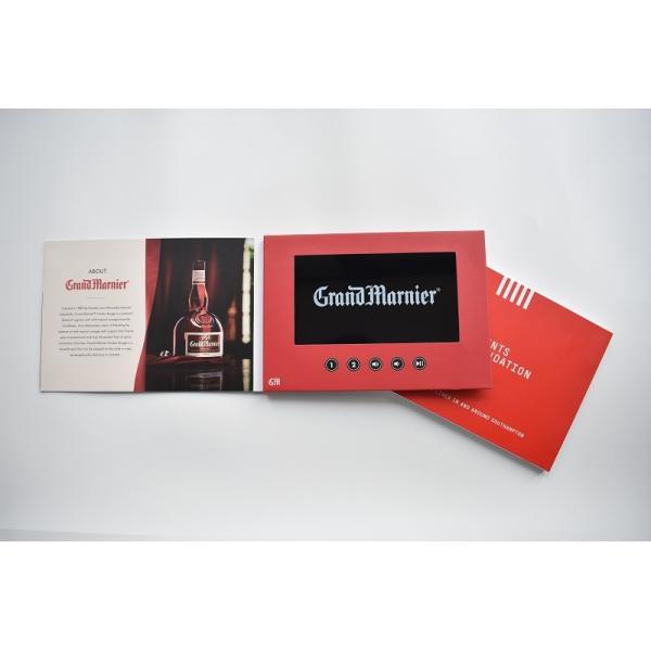 7 Inch Screen Video Brochure Business Card 153x86mm For Retail Marketing