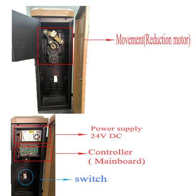 Aluminum Alloy Automatic Turnstile Barrier Gate with Adjustable Speed