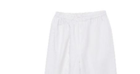 Anti-bactérias uniformes tecidas planície de White Pants Medical da enfermeira unisex de 155 G/M Enrugamento-livres