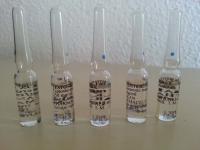 Couleur claire et ambre de bouteille pharmaceutique d'ampoule en verre avec imprimer 2ml