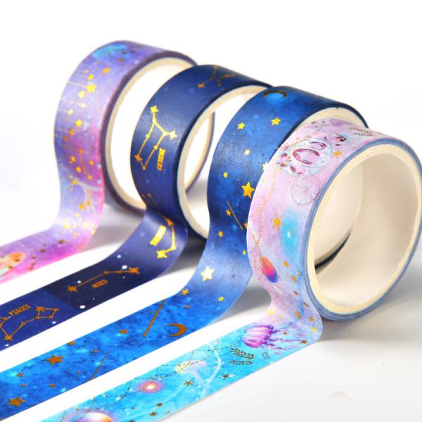 Amazon Cross border Christmas Adhesive Sticker Roll Pack Adhesive Label Cartoon Handbook Stickers