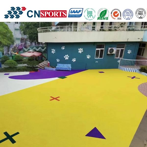 Not Fading Beautiful Colors EPDM Rubber Granules For Flooring Decoration