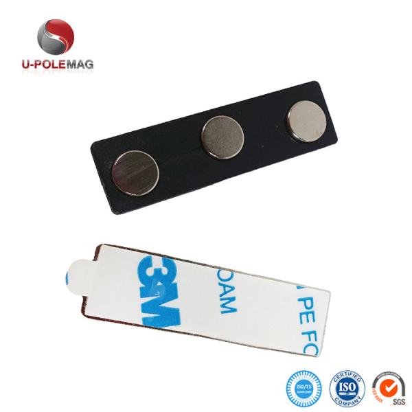 3m Self Adhesive Backing Plastic Name Badge Tags 12g Three Disc Magnets Bar Magnet