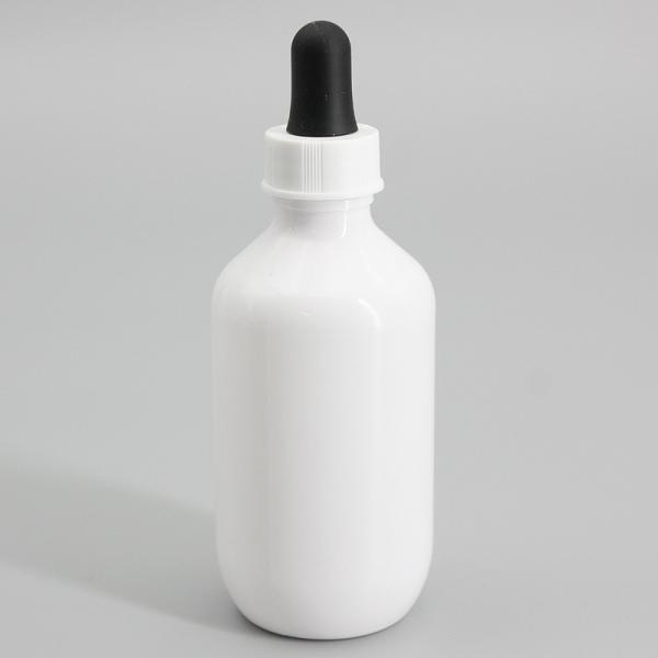 Plastic 100ml Clear Frosted Liquid Essential Oil Dropper Bottle
