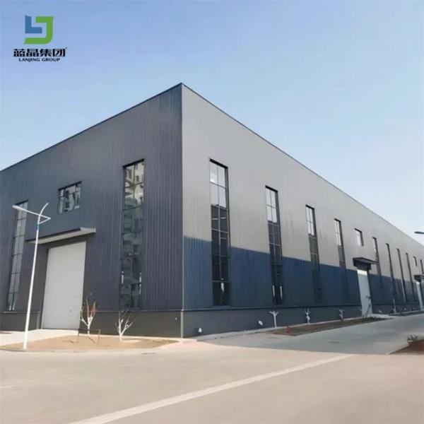 Prefab Steel Workshop Building Light Weight Corrosion Resistant