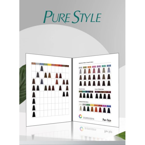 Professional OEM Purestyle Hair Color Chart 47 High Quality Colors Best Price and Low MOQ for Salons Permium Quality