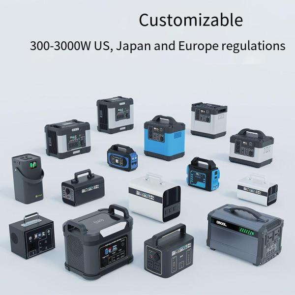 300-3000 Вт портативная электростанция Литий-железофосфатная батарея с высокой мощностью 220 В зарядки