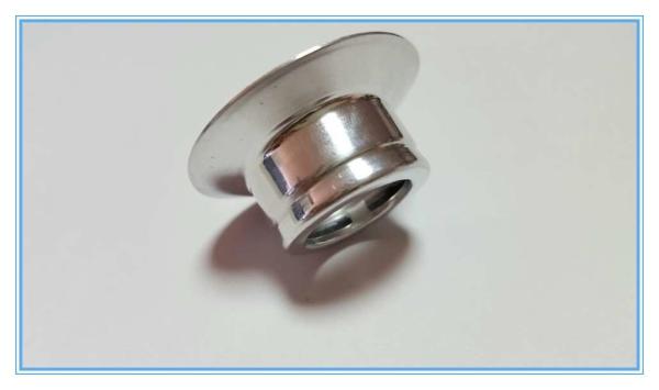 High precise deep drawn aluminium sheet customized small size for perfume bottle cap