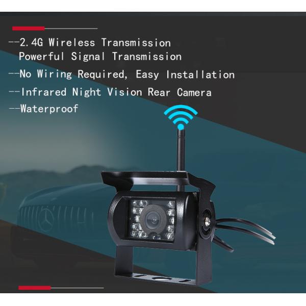 1080P Wireless 24V WDR Truck Dash Cam 7 Inch Full Color G sensor