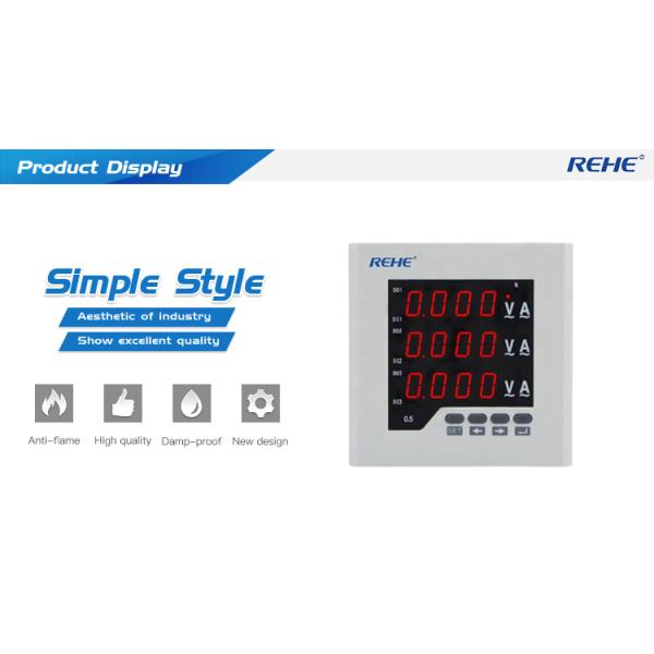 Digital display meter 3 phase digital combination meter amp&volt meter