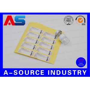 Слипчивые стикеры бумаги 2мл Анти--фальшивки для пробирок впрыска воды Стериал начала ДНК Соматропин