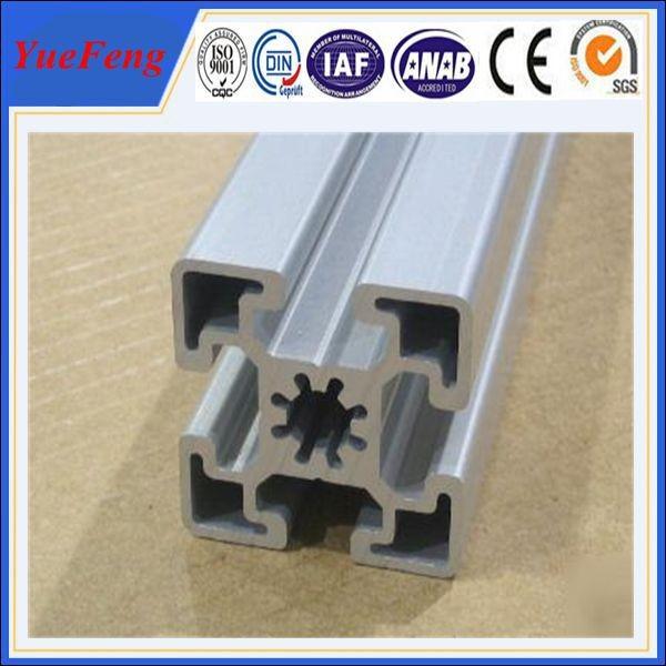 supply aluminum extruded profile,  clear sliver t-slot anodized aluminum profile supplier
