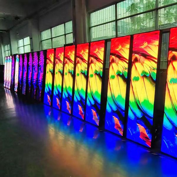 65 polegadas tela LED fullposter controle wifi vídeo LED tela de cartaz espelho LED tela de cartaz