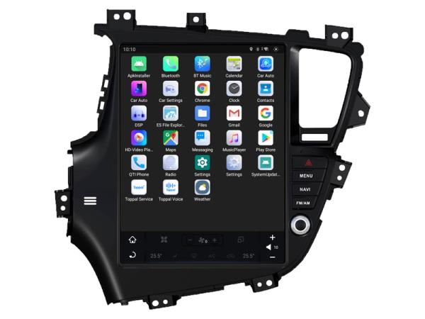 12.1 Screen Tesla Vertical Android Screen For Kia K5 Optima 2011-2021 Car Multimedia Stereo GPS Carplay Player