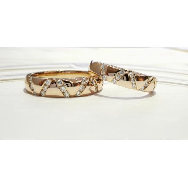 12g Gold Engagement Couple Rings