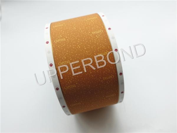 35 G/M Cork Cigarette Filter Tipping Paper amarelo