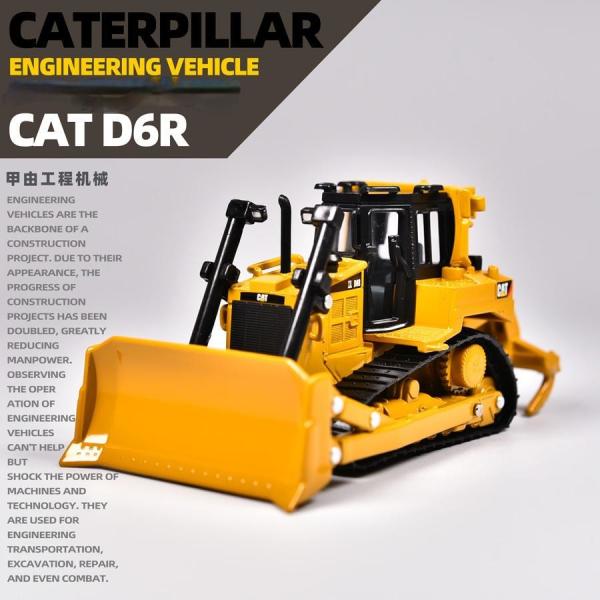 Collectible 1/64 Scale  XLD6R Bulldozer Alloy Diecast Model Replica Toy