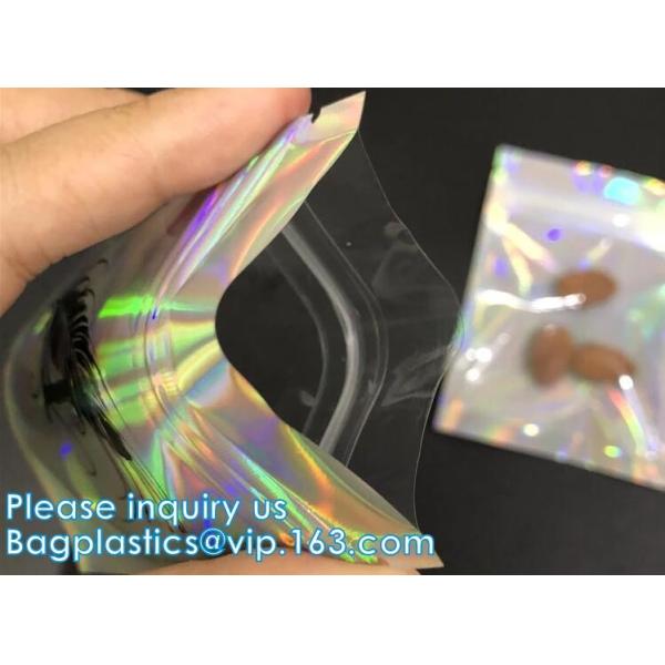 Metallized mailer pac Hologram Shiny Foil Glamour Holographic Mailers Metallic Mailer Apparel garment clothes Packaging