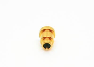 Conector cego reto masculino chapeado ouro do conector hermético do selo SMPM RF
