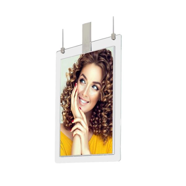 43 Ceiling Mount Double Sides Android LCD Advertising Screen