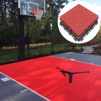 Badminton Tennis Pickleball Pp Cour de basket-ball en plein air Plancher de cour de sport Carreaux entrelacés