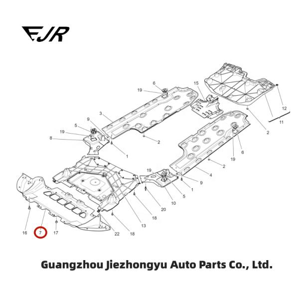 Front Underbody Guard Oe No. 670007296 For Maserati Quattroporte Sedan