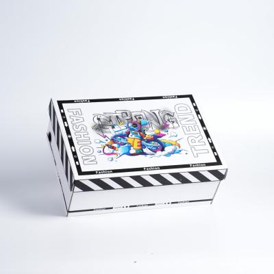 Eco-friendly Single Side Coating Rigid Cardboard Shoe Storage Box for Spot Goods
