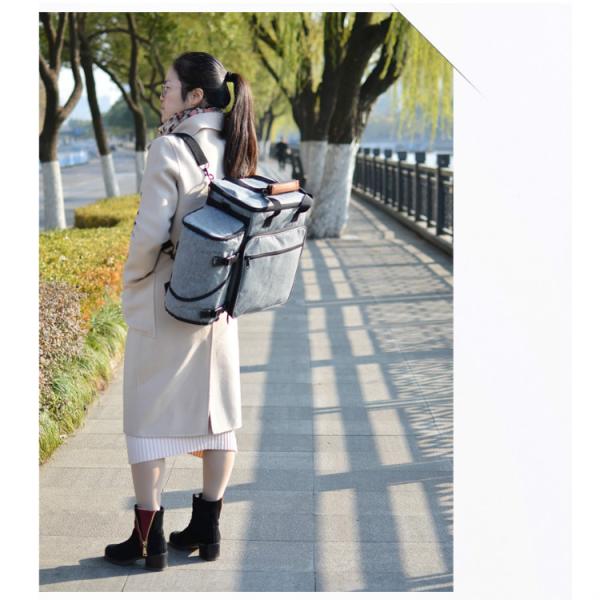 54cm 24cm Portable Dog Food Carrier Tote Adjustable Strap