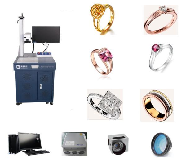 Jewelry Cat Tag Fiber Laser Engraving Machine For Gold Silver Bracelet