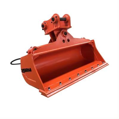 Factory Sale 45 Degree Mini Excavator Tilt Bucket 2000mm Width Arrangement For 90-Degree Tilt
