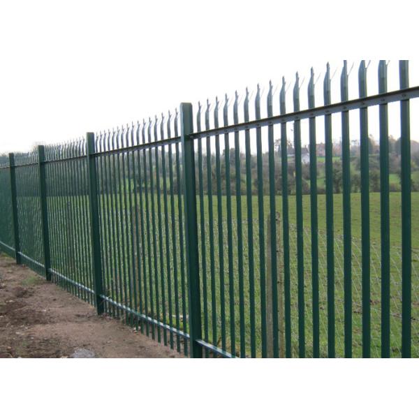 Eco Friendly Palisade Security Fence , Metal Picket Fence Panels 2.0*2.4m Size