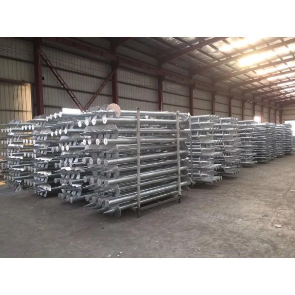 Torsión de tierra de base portátil de acero para el sistema de montaje solar en diseño de eje redondo