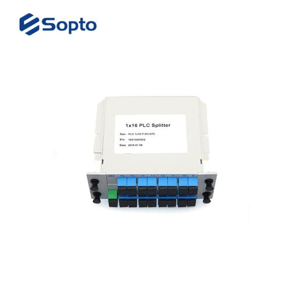 8 Way 1x 8 Fiber Optical Splitter With Loose Steel Tube 1~3 Years Warranty