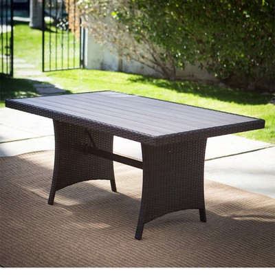 Restaurant Outdoor Light Luxury PE Rattan Sofa Set Patio Waterproof Metal Furniture