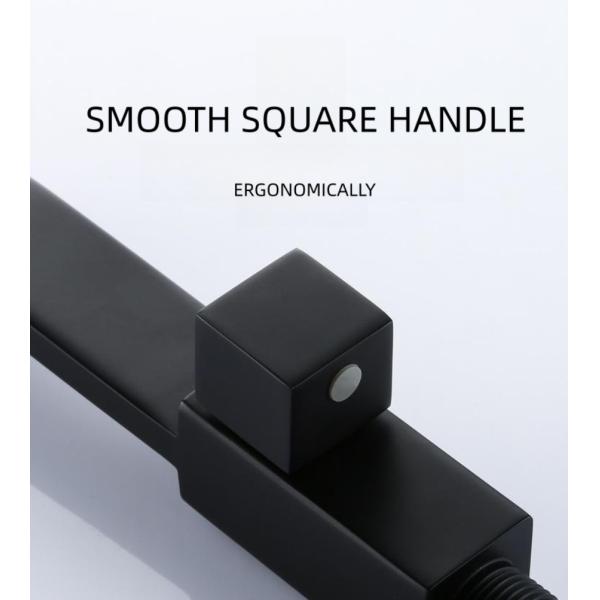 Extended All Copper In Wall Bathroom Faucet Hand Wash Basin Tap Electroplating