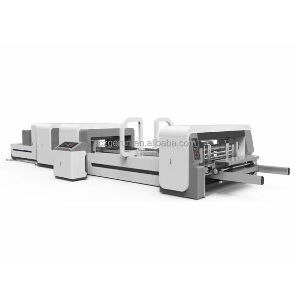 Advanced Automatic Folder Gluer Stitcher Machinery Multi Function