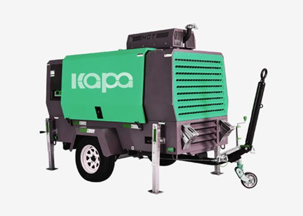 58kW/80HP 9m3/min ディーゼル式移動型空気圧縮機（掘削リグおよび鉱山用）