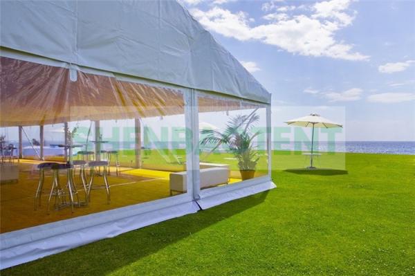 20x40 Exterior Big Party Marquee Tent Custom Space For Weddings High Reinforce Aluminum