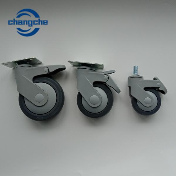 Chang Che Soft Rubber TPR tread Hospital Caster Wheels For Hardwood Floors