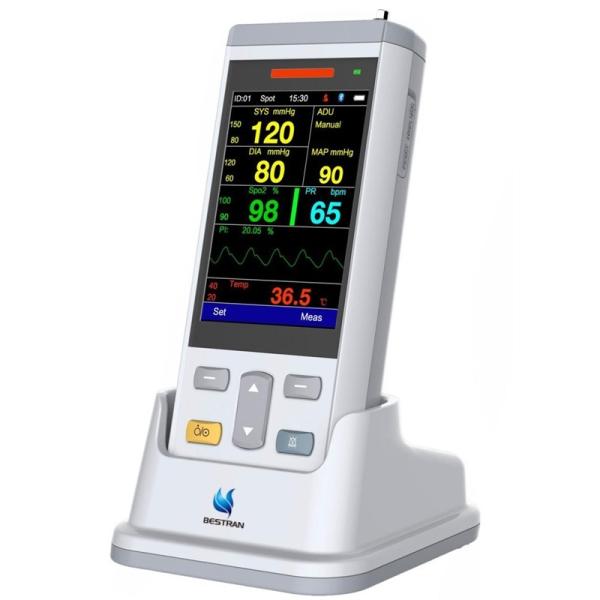 Handheld Vital Signs Monitor SpO2 NIBP TEMP PR Modes For Clinic Home Monitoring