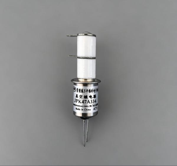 JPK47A334 SPST-NO High Voltage Vacuum Relay Switch with 1 Million Mechanical Life Compact Dimension Φ13.3*H61.5 and Low Contact Resistance 0.02Ω