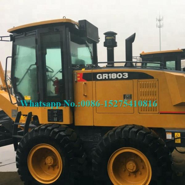 Medium Road Construction Machinery Compact Road Grader GR1803 GR180 180HP 15400kg