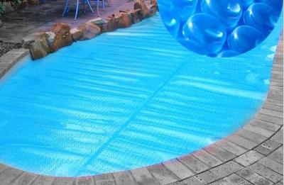 500um Blue Swimming Pool Solar Cover Heating Blanket For Above Ground Private Solar Pool Cover