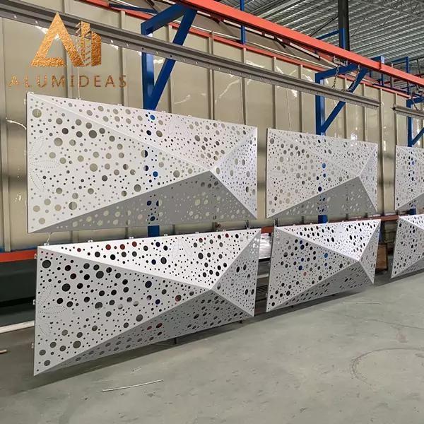 Aluminum Decoration Exterior Metal Cladding Panels