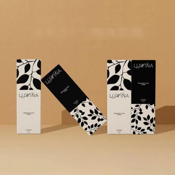 White Cosmetic Packaging Box Body Wash Shampoo Cardboard Boxes With Logo