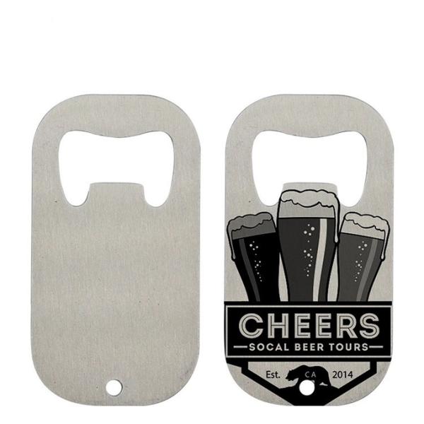 Sublimation Blank Bottle Opener Stainless Steel Beer Bottle Opener Anti Corrosion