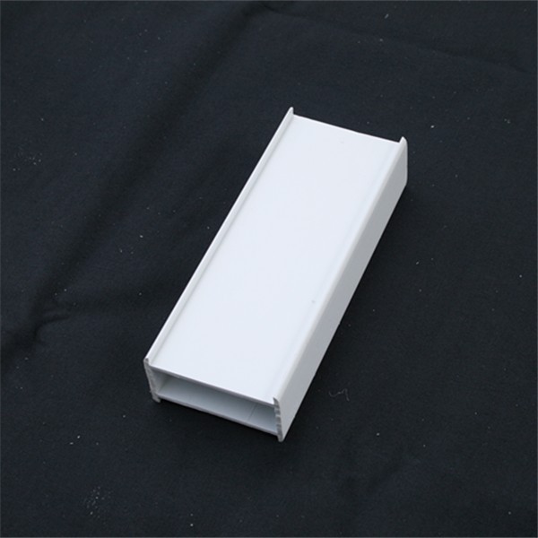 White PVC profile jointer gatherings Chemical resistance with seamless connect